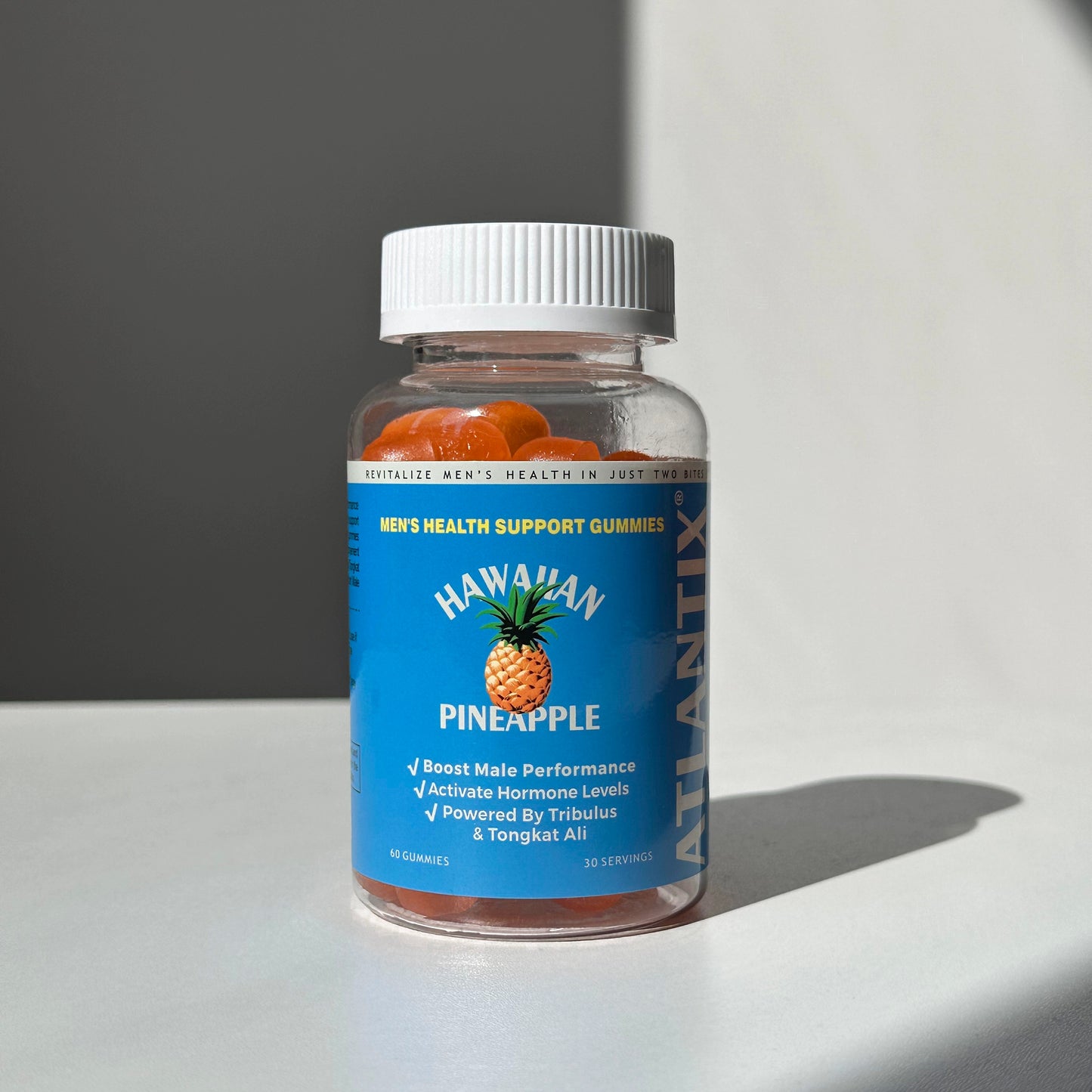 ATLANTlX-Men's Health Supplement Gummies-Sugar-Free-60 Gummies-One-Month Supply