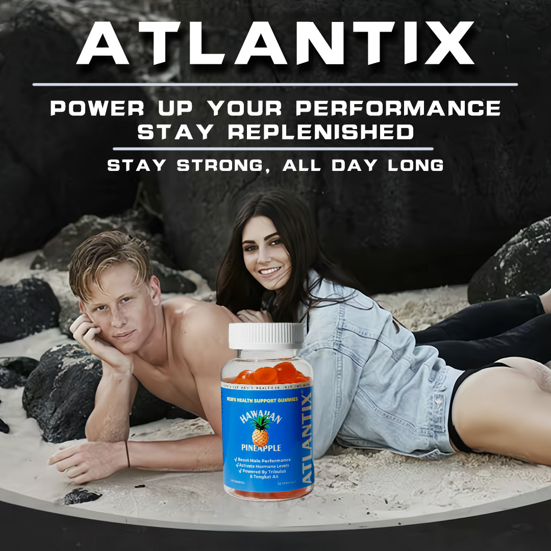 ATLANTlX-Men's Health Supplement Gummies-Sugar-Free-60 Gummies-One-Month Supply
