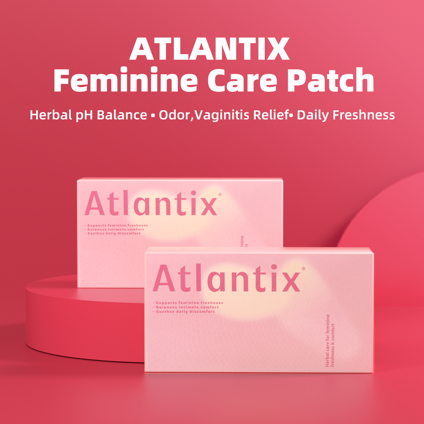 ATLANTIX Snow Lotus Herbal Feminine Care Pads – Freshness & Comfort, 8 Count