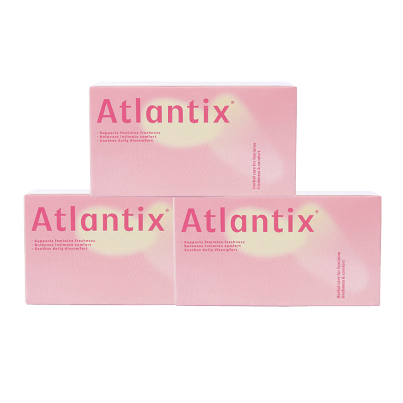 ATLANTIX Snow Lotus Herbal Feminine Care Pads – Freshness & Comfort, 24 Count