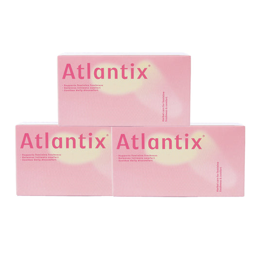 ATLANTIX Snow Lotus Herbal Feminine Care Pads – Freshness & Comfort, 24 Count
